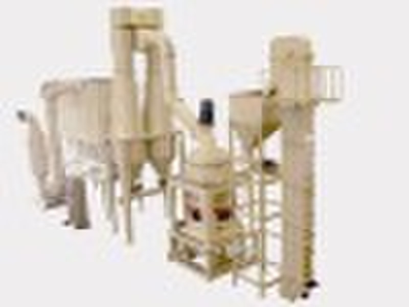 Calcite powder processing line