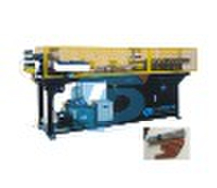 Straightening and cutting machine