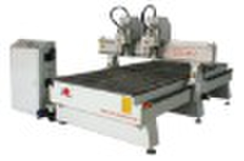 Two heads cnc router