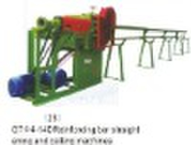 steel bar strghitening and cutting machine