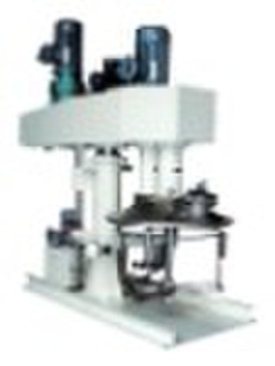 Double shafts high/low speed mixer