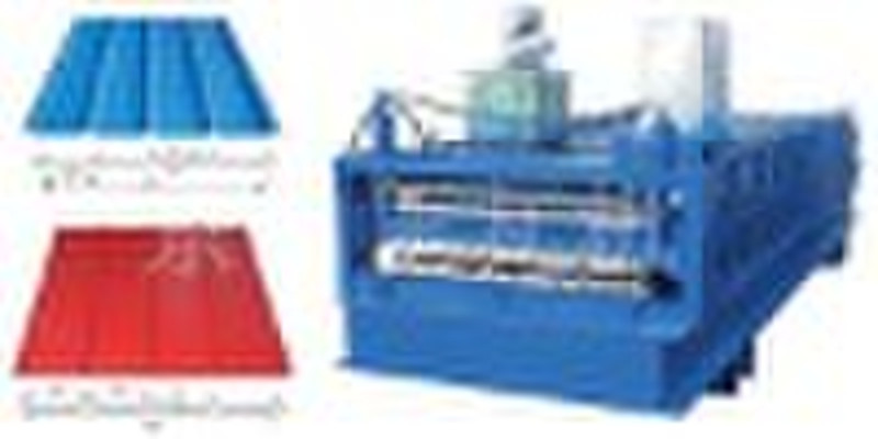 Double sheet forming machine