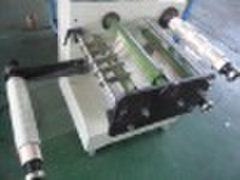 Mini bopp adhesive tape slitting&rewinding mac