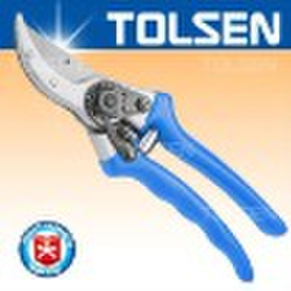Drop forged by-pass aluminum pruning shear, garden