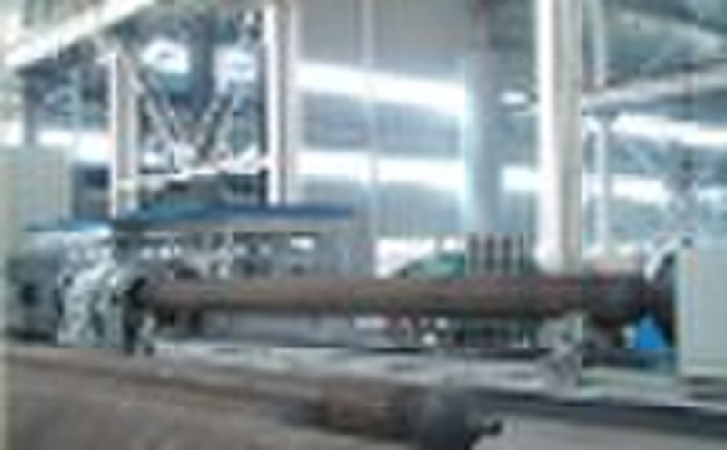 Hot spinning machine (for Long-tube metal cylinder