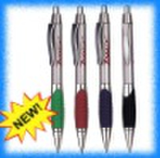 metal ball pen with soft grip