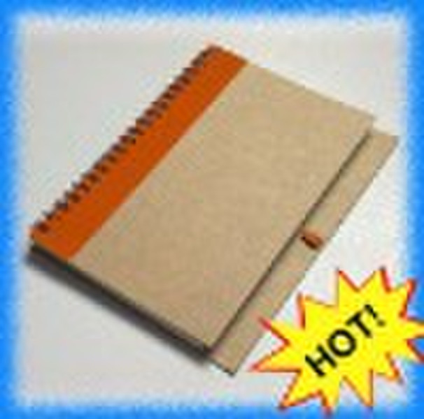 ECO-friendly recycle notebook with pen