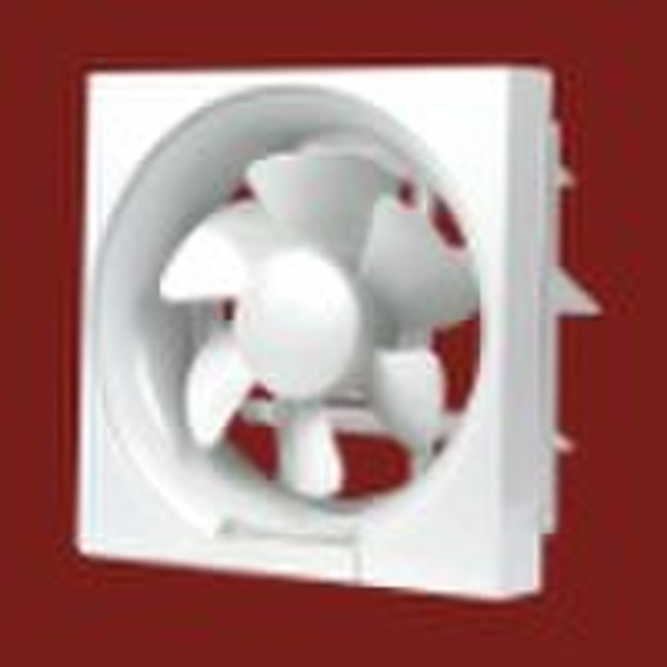 Planar shutter semi-plastic ventilation fan with m