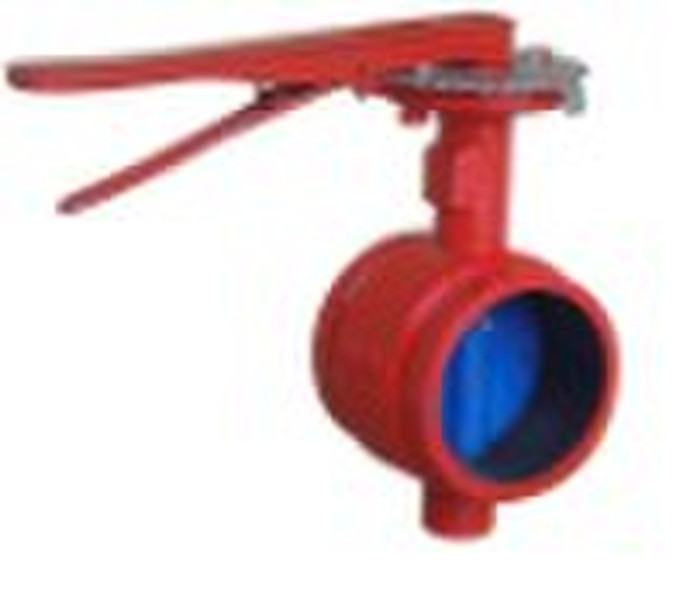 Fire protection butterfly valve