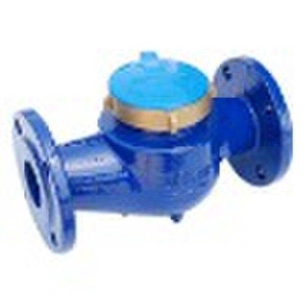 Level screw type water meter