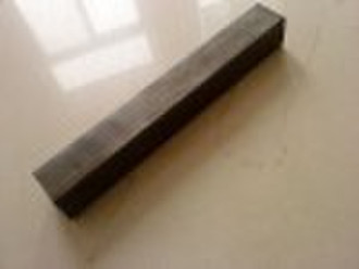 Welded black rectangular pipe