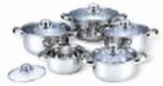 10 pieces side handles casserole set