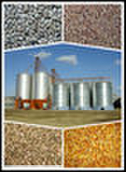 Hopper bottom steel silo for cotton seed