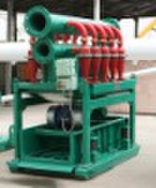 Drilling fluid cleaner with desilter