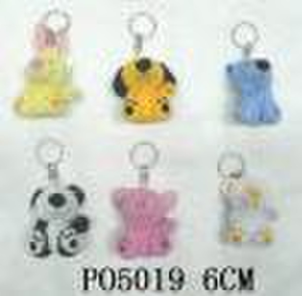 ANIMAL KEYCHAIN / Plush Keychain / Plush Animal Ke