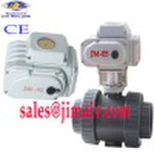 electric PVC ball valve