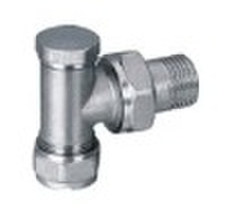 Angle Radiator Valves Nickel Lockshield