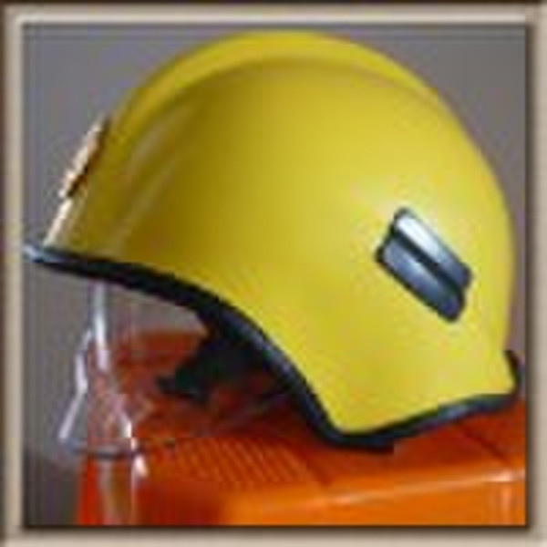 European firefighting helmet