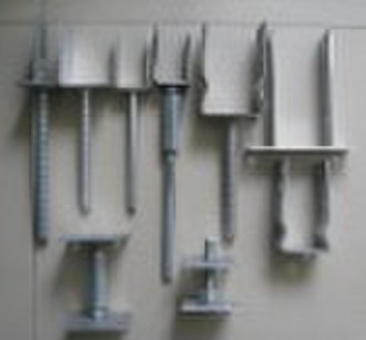 galvanized pole anchor