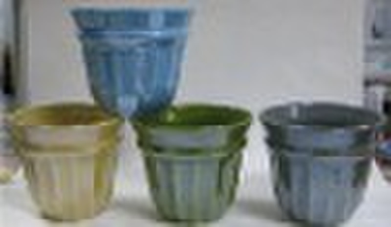 ceramics flower pots