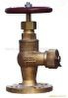 marine bronze angle hose valve