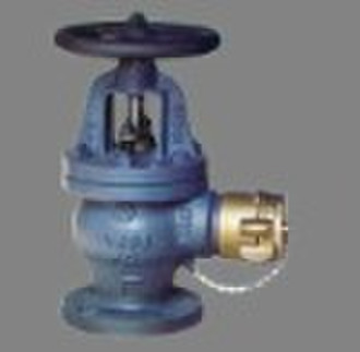 marine cast iron angle hose valve