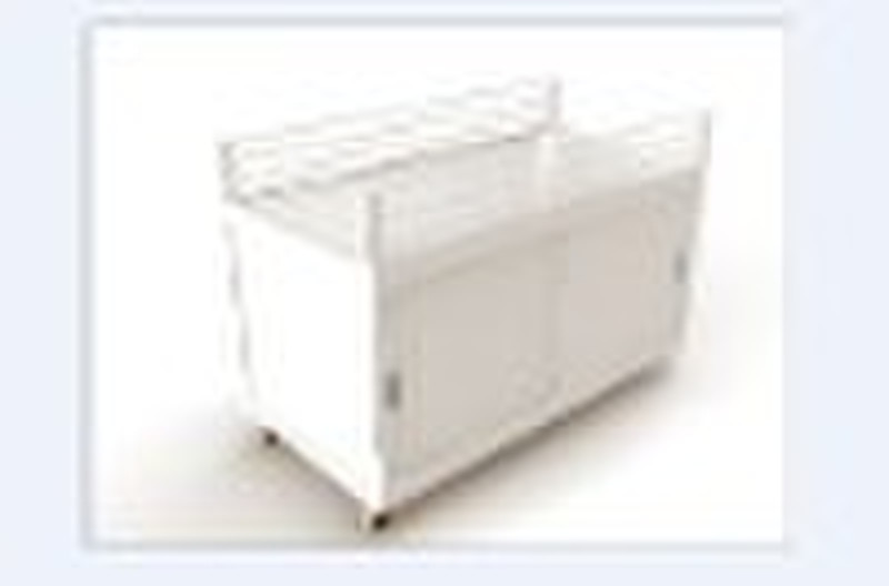 Metal floating shelf middle display