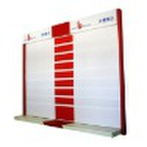 Plastic-steel slatwall shelf