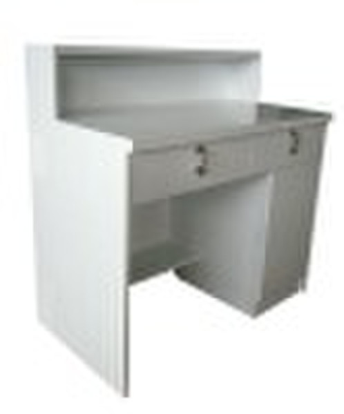 Wooden cashier desk white
