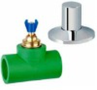 Brass PP-R Valve with stainless steel cover