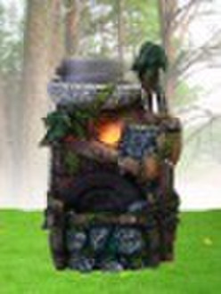 настольный фонтан с каменной мельницы