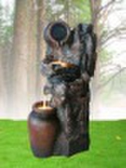 открытый фонтан с пальцев огни