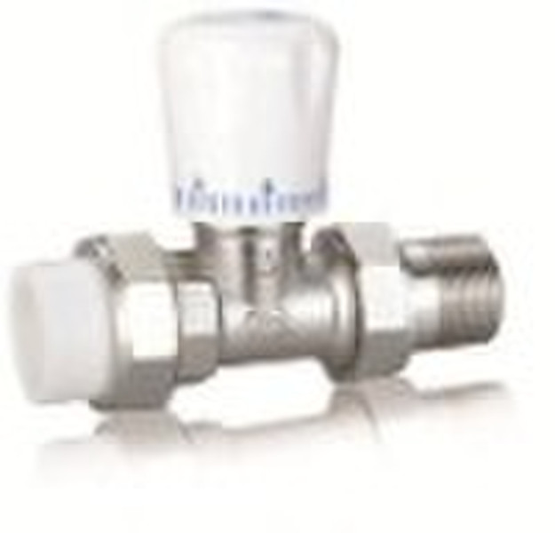 Vertical manual temperature control valve