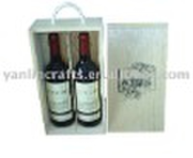 wooden wine  box