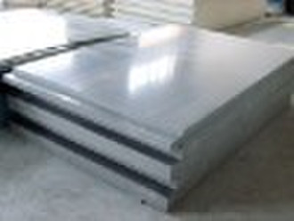 Rigid grey PVC panel