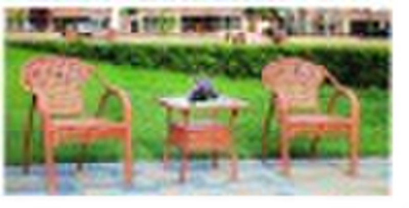 PE rattan chairs--bar