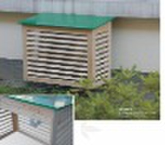 wooden air conditioner cover