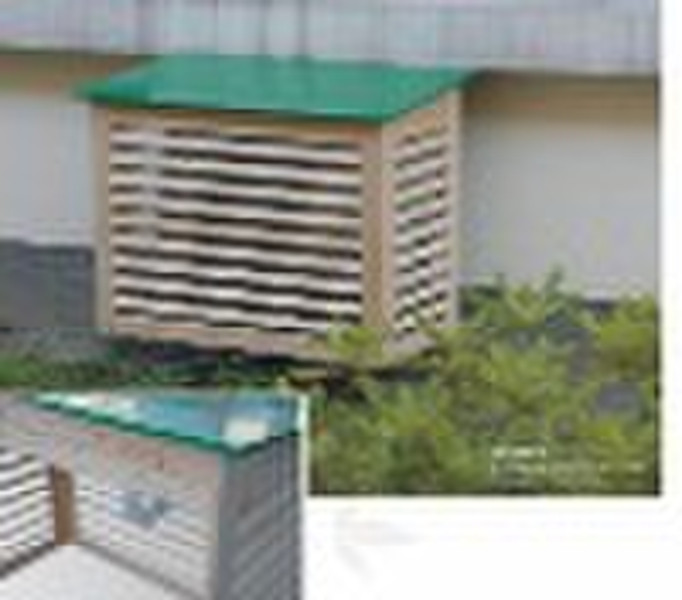 wooden air conditioner cover