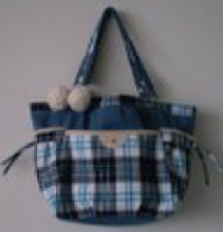 denim handbag