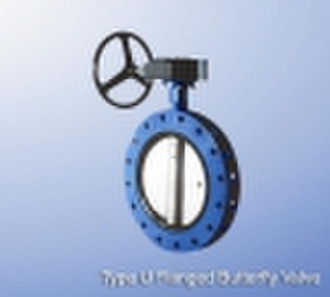 Type U Flanged Butterfly Valve