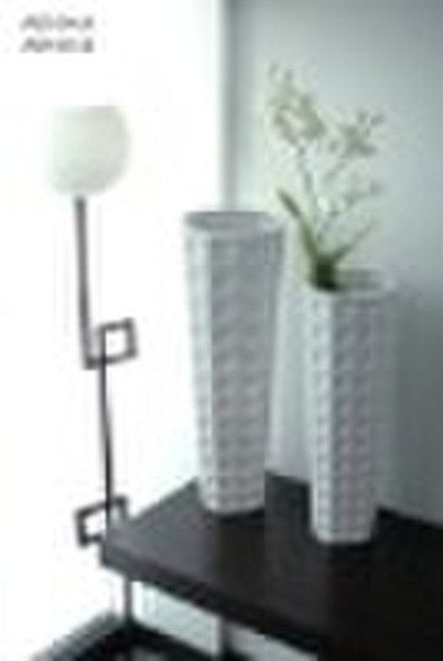 white ceramic vase