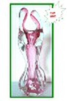 2010 SUMMER HOT STYLE HAND MADE GLASS VASE FOR DEC