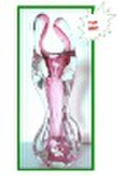 2010 SUMMER HOT STYLE HAND MADE GLASS VASE FOR DEC