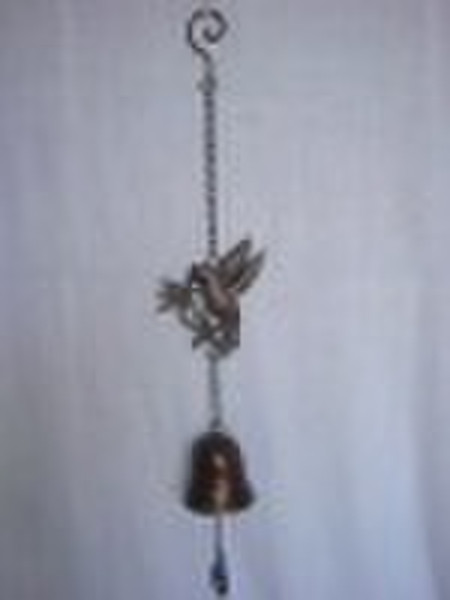 holiday hanging decor bell, metal