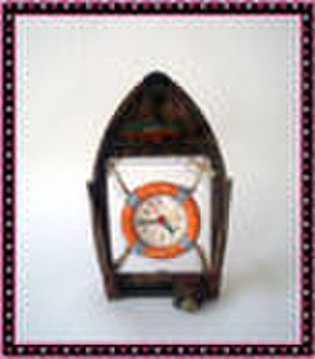 New design polyresin table clock gifts