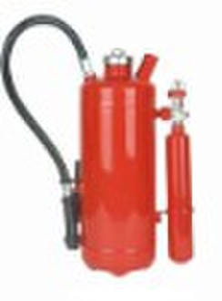 POWDER FIRE EXTINGUISHER WITH GAS CARTRIDGE