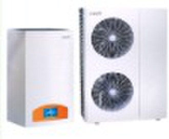 air to water heat-pump for low-temperature weather