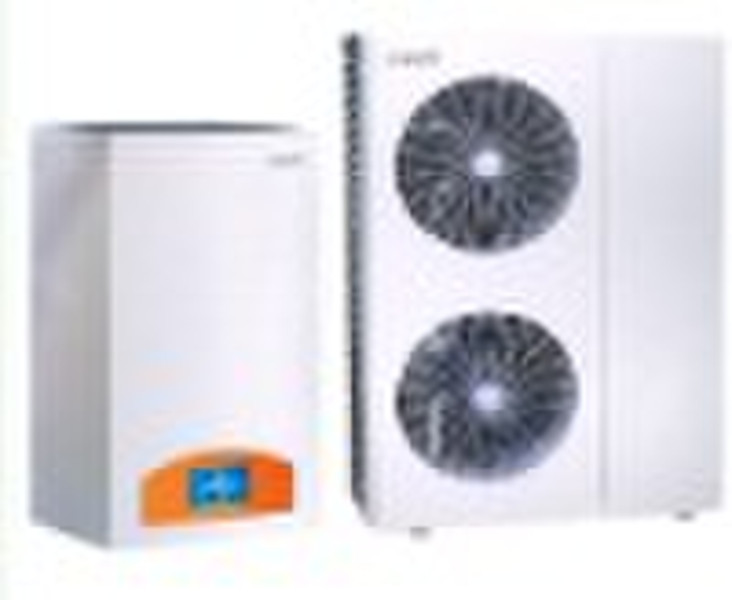 air to water heat-pump for low-temperature weather