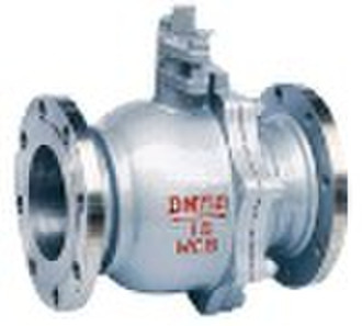 2PC flange ball valve (floating ball valve,worm wh