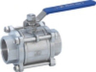 3pc stainless steel ball valve with female threade